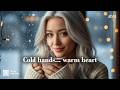 A Christmas Love Song 💞 | Cold Hands, Warm Heart – AiVA Langley (Official Lyric Video)