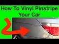 How To Pinstripe - Learn To Pinstripe Your Car - Simple Vinyl Pin Striping Techniques