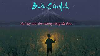 Buồn Của Anh  - Vũ Duy Khánh [ Lyrics video]