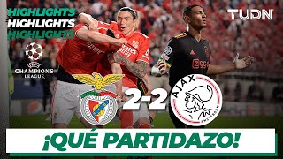 Highlights | Benfica 2-2 Ajax | UEFA Champions League 2022 - Octavos IDA | TUDN