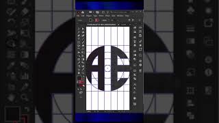 The Modern AE Letter Logo Design In Adobe Illustrator 2023 #adobeillustratortutorial #shortvideo