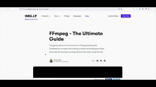 FFmpeg - The Ultimate Guide Website