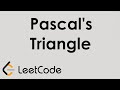 LeetCode - Pascal's Triangle | Solution Explained | Python