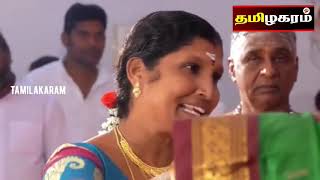 தமிழில் வேத மந்திரங்கள் ஓதி நடந்த திருமணம்