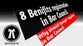 Why to register in Bar Council ( BCI ) ? || Benifits of registration Lawyer