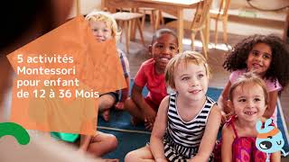 5 Activités Montessori pour enfant de 1 an à 3 ans