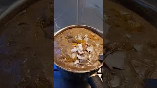 Urad dal ( Black lentils) , Palmyra palm sugar, and cardamom porridge.