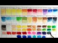 winsor and newton artist watercolor 24 set half pan review and first impression