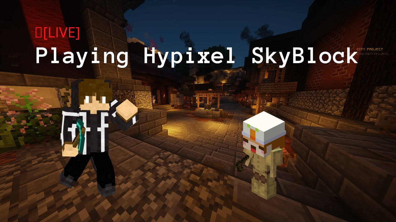 Live Playing Hypixel Skyblock Youtube