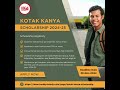 kotak kanya scholarship 2024 25 india students