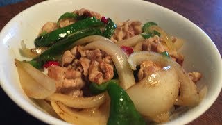 「豚カレー飯」作り方