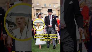 One umbrella exposed Princess Kate's smartest social move.#celebrity #princesskate #william #camilla