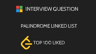 Palindrome Linked List | Python | Sliding Window | Dry Run | Leetcode - 234