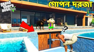 GTA 5 : কি আছে এই সিক্রেট দরজার ওই পাশে😱...? | GTA V Bangla