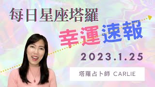 2023.1.25 每日星座塔羅幸運速報｜塔羅占卜師CARLIE｜香港人今日星座運程｜白羊座金牛座雙子座巨蟹座獅子座處女座天秤座天蠍座人馬座山羊座水瓶座雙魚座