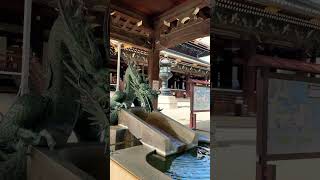 東本願寺🇯🇵手水屋形の、かっこいい竜の口🐉#東本願寺 #京都#Higashi Honganji Temple