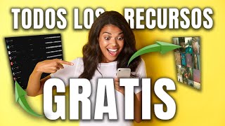 🤭RECURSOS GRATIS 🆓 para CREAR VIDEOS (DESCARGA SIN COPYRIGHT) 🤑