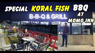 অস্থির কাবাব and Special Koral Fish BBQ with Garlic Naan at Momo Inn   Bangladeshi Food Vlog