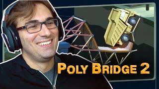 POLY BRIDGE 2 - Praticamente Me Formei em Engenharia Jogando Esse Jogo! | Gameplay em Português