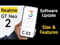 Realme GT Neo 2 Software Update Size & Features Realme Ui 3.0 🔥🔥🔥