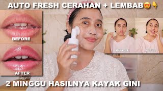 BIBIR GELAP JADI  CERAH DAN LEMBAB 😍 COBAIN SEMUA SKINCARENYA GINZA BEAUTY | Maria Soelisty