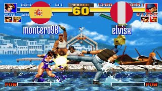 FT5 @kof95: montero98 (ES) vs elvisx (PE) [King of Fighters 95 Fightcade] Oct 18