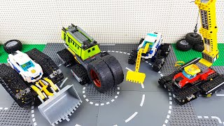 LEGO Experimental: Concrete Mixer, Fire Truck, Tractor, Excavator Construction Toy Vehicles & Trucks