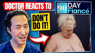 Plastic Surgeon Reacts 90 DAY FIANCÉ : Angela Gets Gastric Sleeve & Cosmetic Surgery!