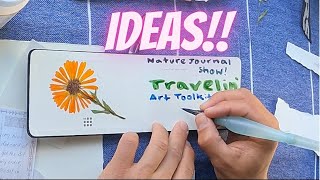 Nature Journaling Ideas: Mixed Media, Finished Journals