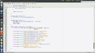 File handling program using Java NIO