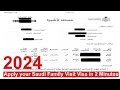 How to Apply Family Visit Visa in Saudi Arabia 2024 / Saudi Family Visit Visa Step By Step Guide