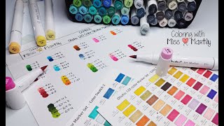 My favorite combos Ohuhu 120 color art Alcohol Markers set