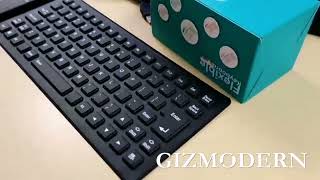 Roll-up Silicone Flexible Keyboard, with USB Wired, Waterproof Coating \u0026 Silent Typing