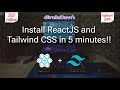 How To Install ReactJS + Tailwind CSS in 5 Minutes: 2025 Beginner's Guide | BroIsDev
