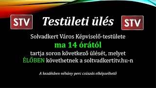 Képviselő - testületi ülés Soltvadkert, 2025.01.29