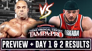 HD FOOTAGE 🎥 Tampa Pro 2023 RESULTS + OPEN Bodybuilding PREVIEW! Hunter vs Jon?