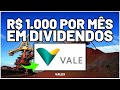 VALE: QUANTO INVESTIR PARA RECEBER R$ 1.000 POR MÊS? O PODER dos DIVIDENDOS em VALE3