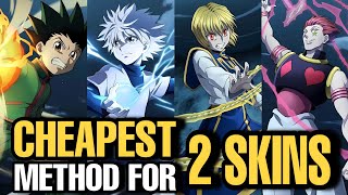 CHEAPEST WAY TO OBTAIN 2 HUNTER×HUNTER SKINS | MLBB x HUNTER×HUNTER