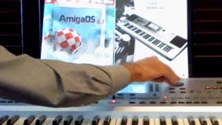 KORG Pa50 professional arranger performing techno music