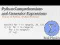 Python Comprehensions and Generator Expressions (Theory of Python) (Python Tutorial)