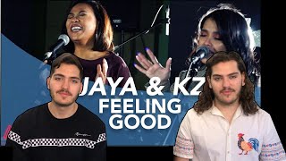 Twin Musicians React - Jaya And Kz Tandingan - Feeling Good Aritst Lab