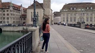 Zurich Fraumünster Church and Grossmünster church