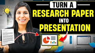 How to present a research PAPER as PRESENTATION🔥