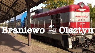 Przejazd pociągiem #Braniewo #Olsztyn Główny travel by train from Braniewo to Olsztyn line No. 221