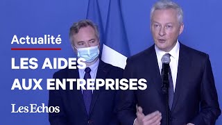 Restrictions sanitaires : Bruno Le Maire annonce les aides aux entreprises