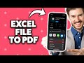 How To Convert Excel File To Pdf On iPhone 2026 (Step-By-Step Tutorial)