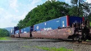 CSX SB 5287 562 Intermodal Containers Trailers River Line Au