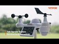 VEVOR 7-in-1 Wi-Fi Weather Station: Monitor Everything from Wind to Rain!