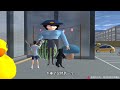 樱花校园模拟器：假如警察变成巨人，会发生什么？ sakuraschoolsimulator 游戏