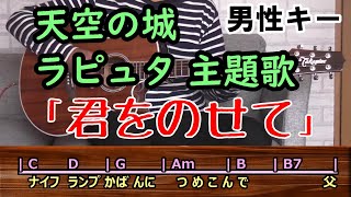 「君をのせて」井上あずみ ギター弾き語り cover（歌詞・コード付）歌ってみた